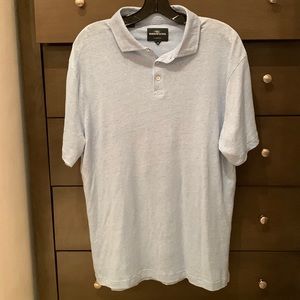 Rodd and Gunn Mens Light Blue Polo in Size Medium